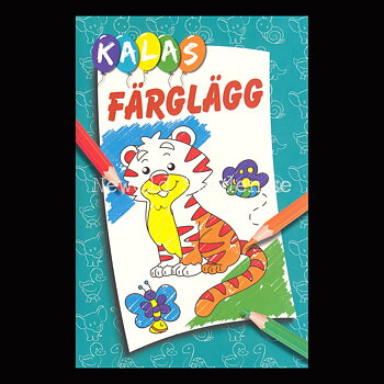 Målarbok KALAS FÄRGLÄGG Bok 9