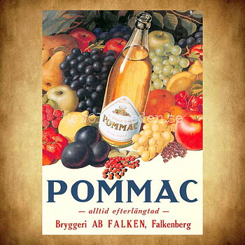 Pommac Bryggeri Falken Falkenberg - Vykort A5