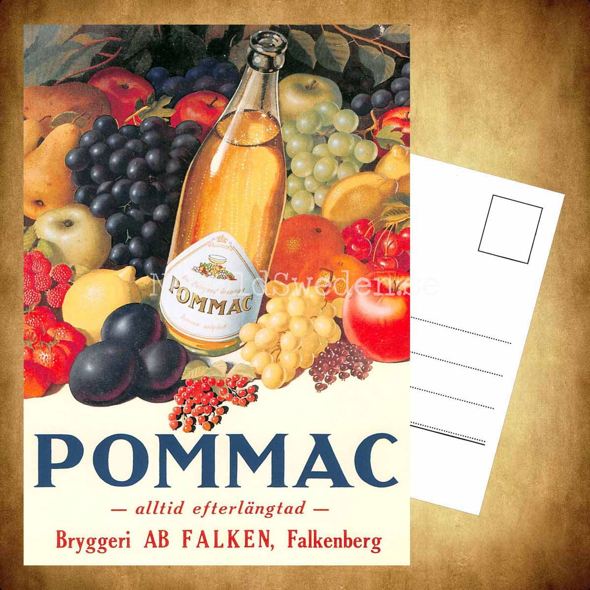 Pommac Bryggeri Falken Falkenberg - Vykort A5 - 3