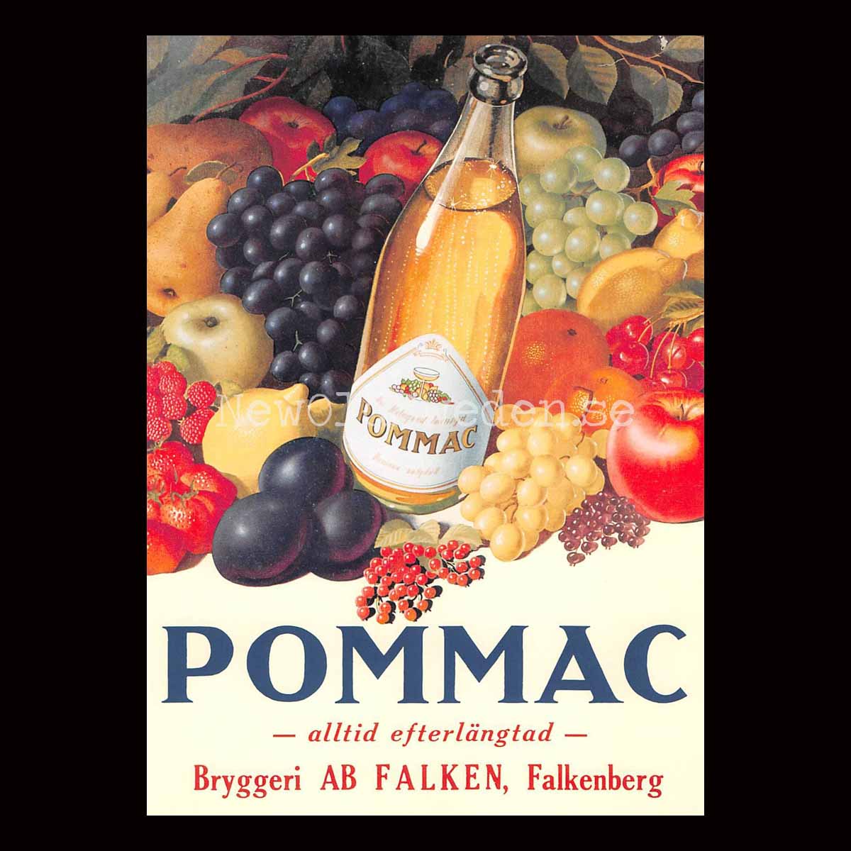Pommac Bryggeri Falken Falkenberg - Vykort A5