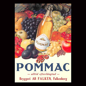 Pommac Bryggeri Falken Falkenberg - Vykort A5