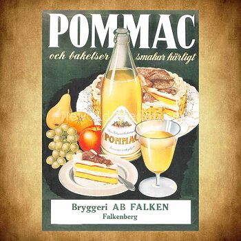 Pommac Bryggeri Falken Falkenberg - Vykort A5