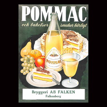 Pommac Bryggeri Falken Falkenberg - Vykort A5