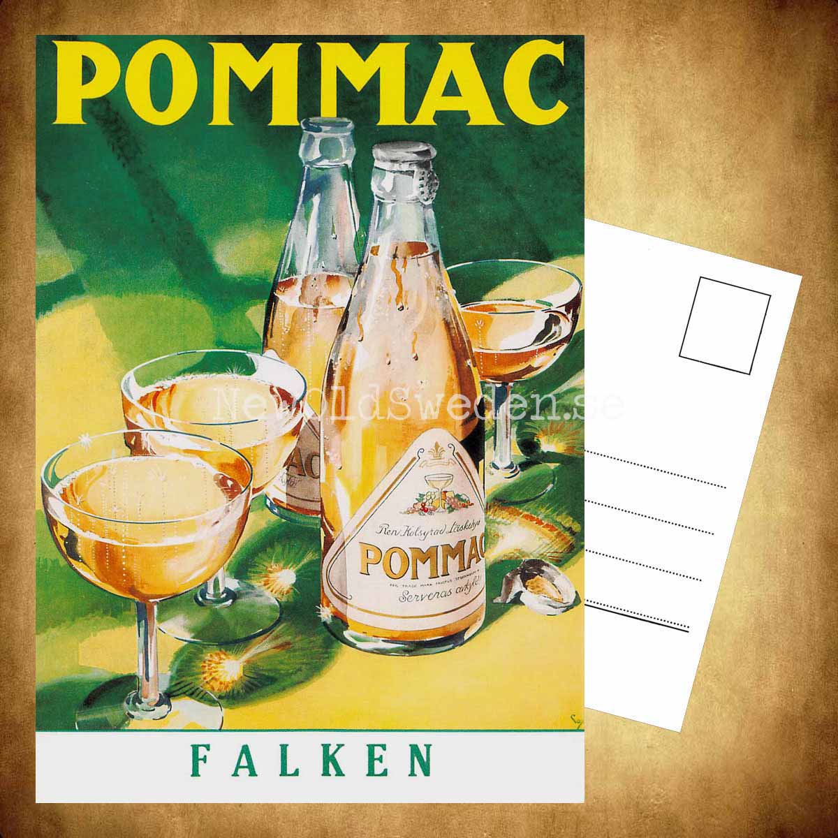 Pommac Bryggeri Falken Falkenberg - Vykort A5 - 3