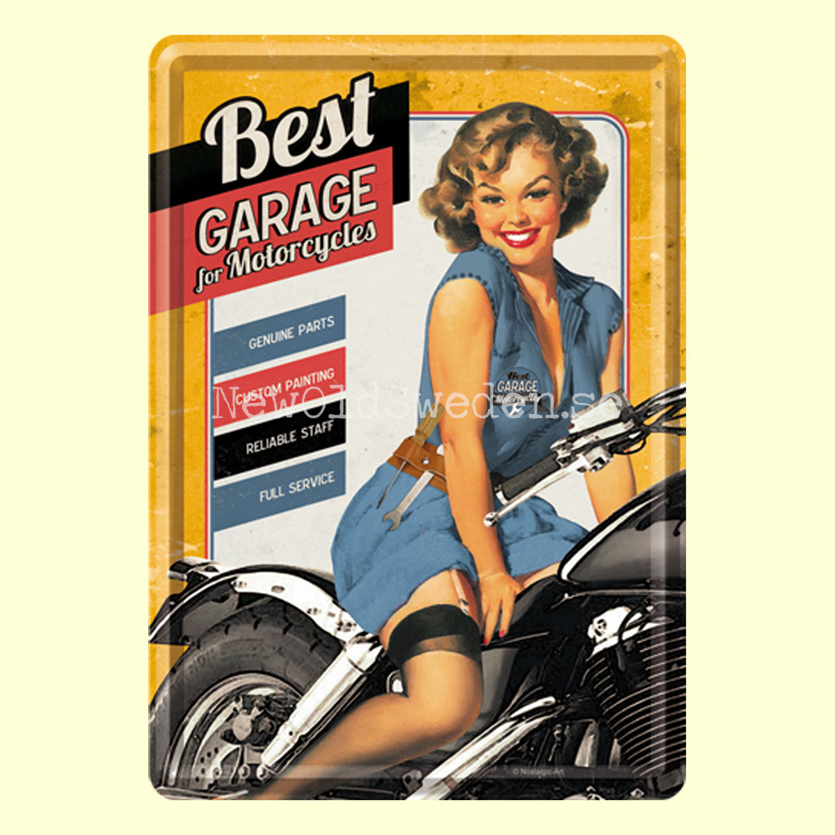 Best GARAGE for Motorcycles - METAL CARD T3 - 3