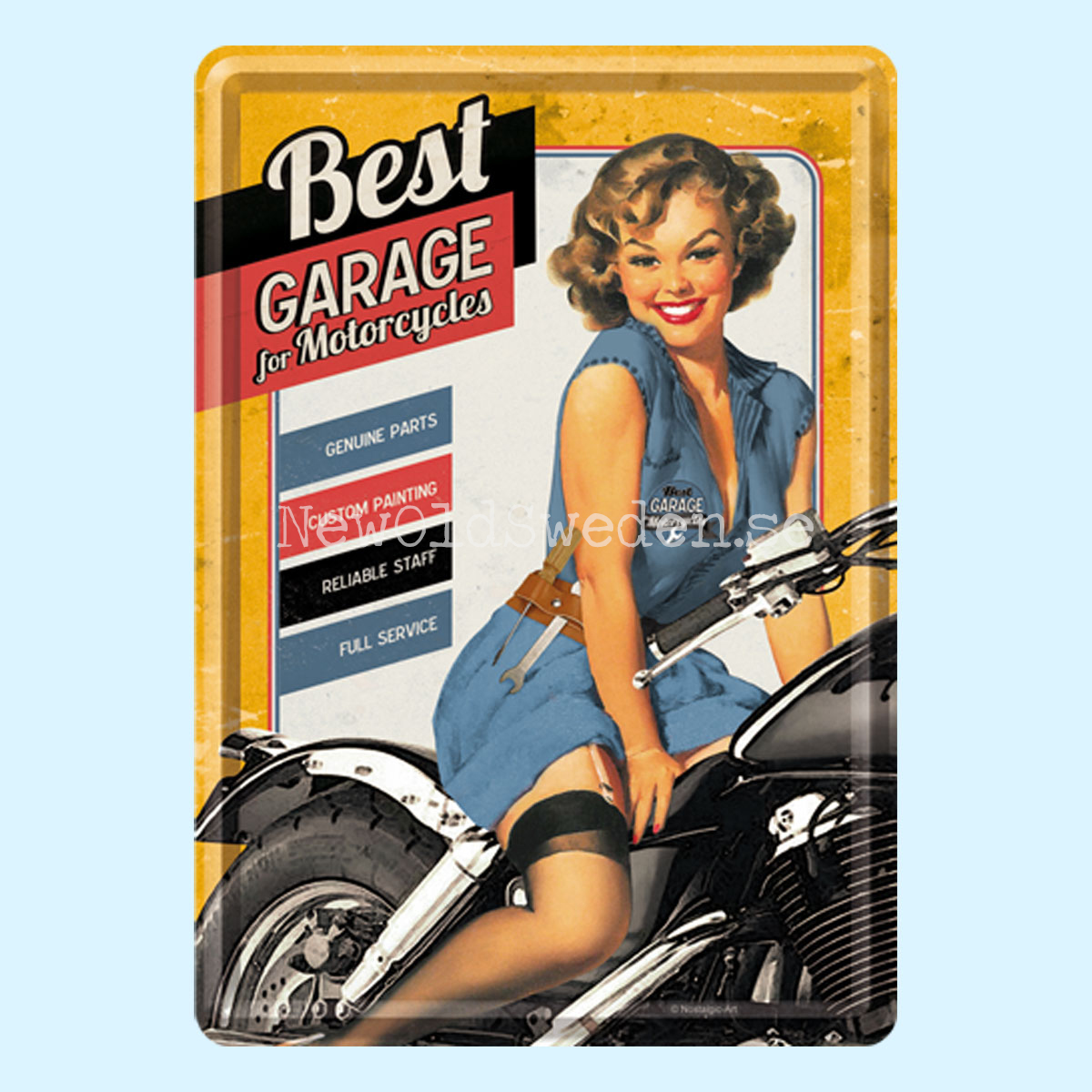 Best GARAGE for Motorcycles - METAL CARD T3 - 4
