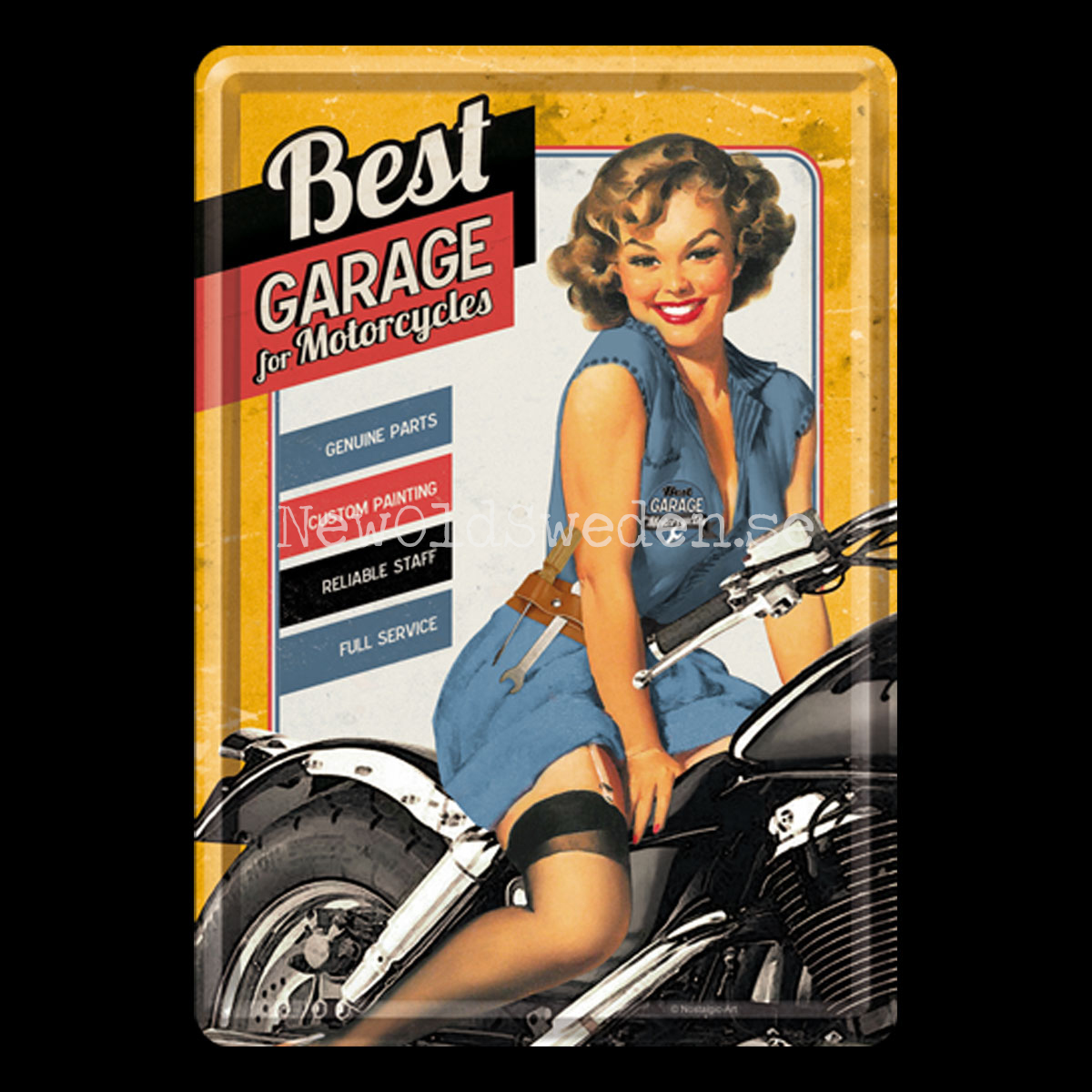 Best GARAGE for Motorcycles - METAL CARD T3