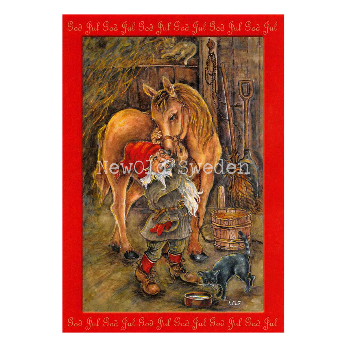 Tomten och Brunte - Ingrid Elf - 1009 - 4