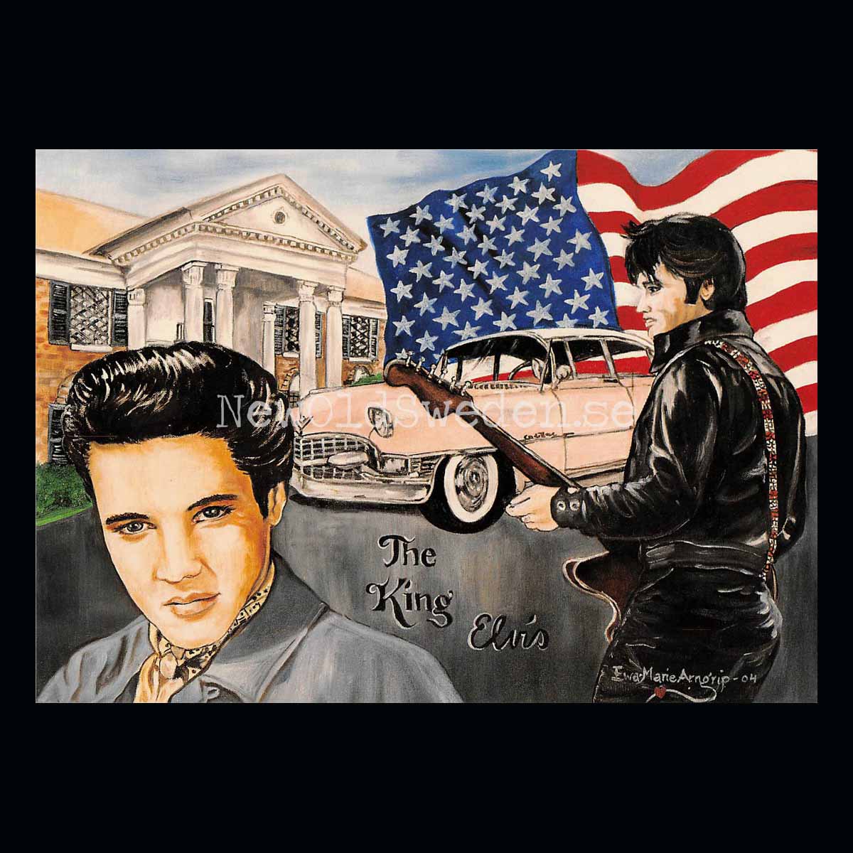 Elvis Presley No: 2 av 4 - Vykort A5