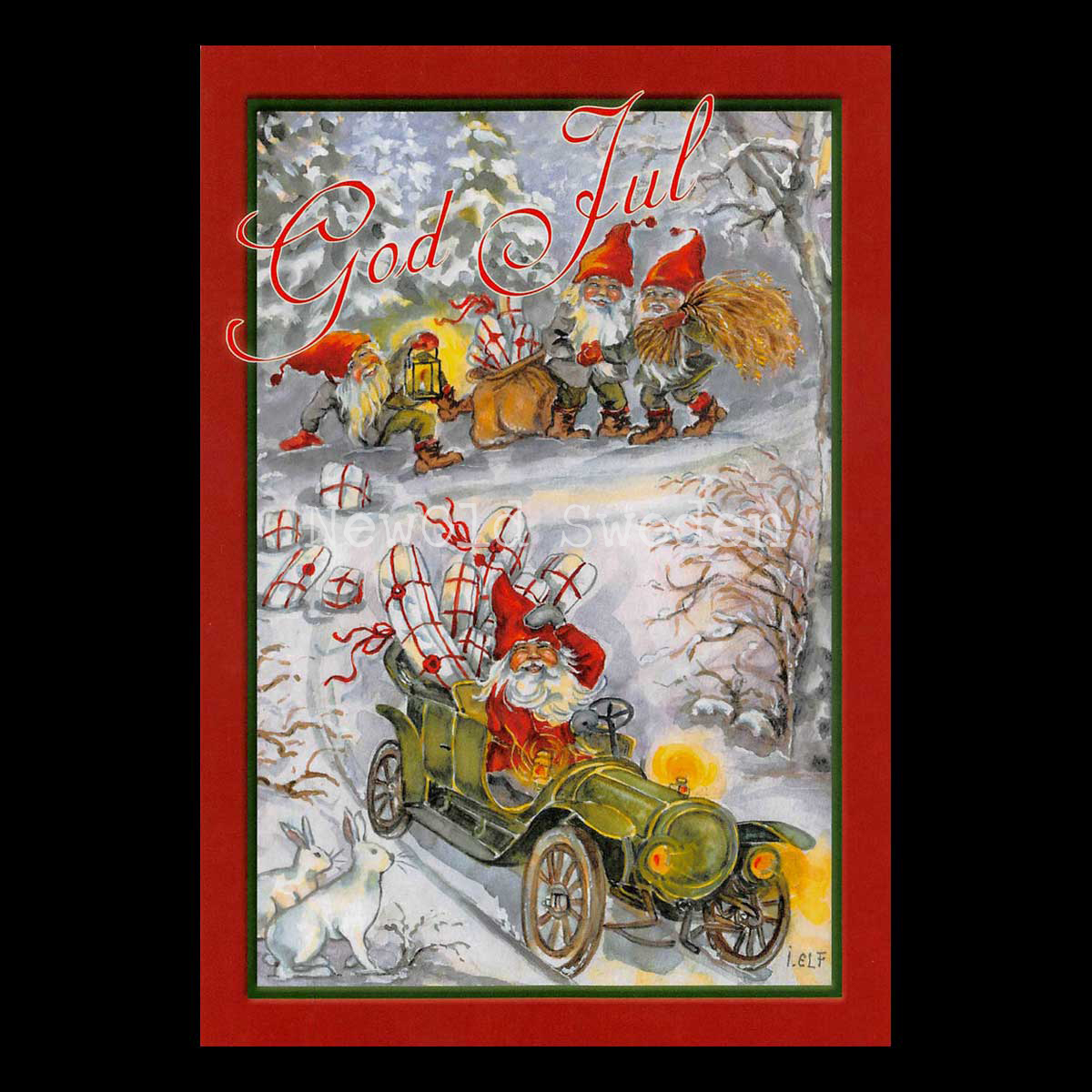 bIL-paket God Jul - Ingrid Elf - 1009