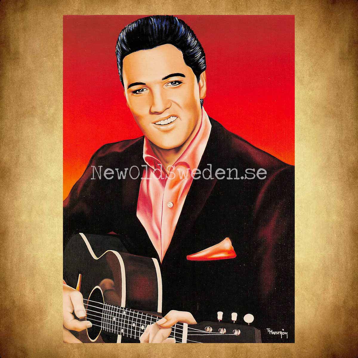 Elvis Presley No. 4 av 4 - Vykort A5 - 2