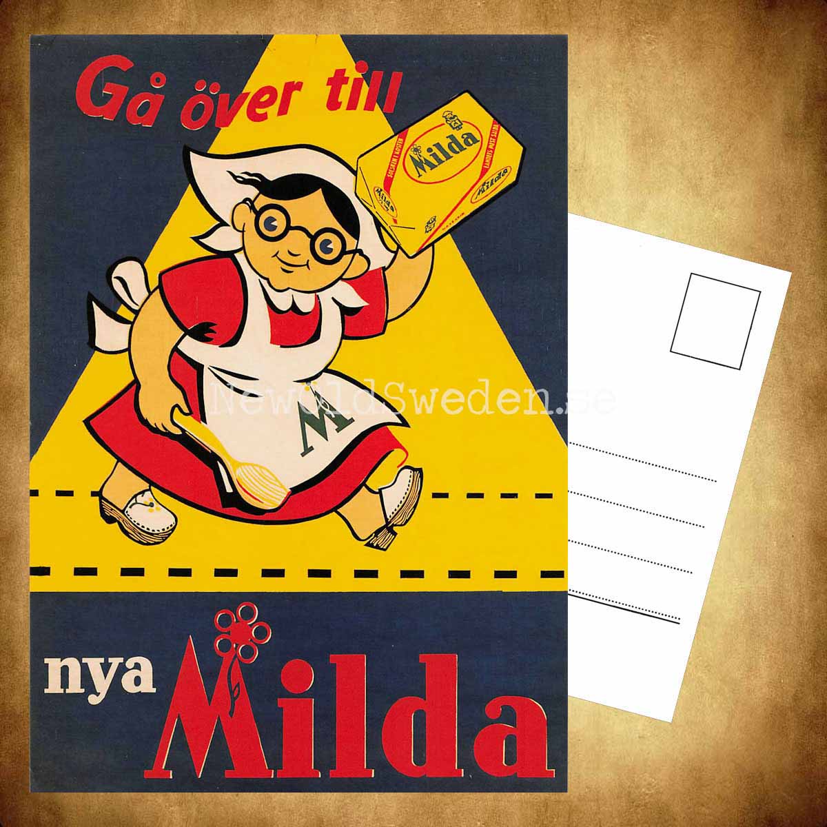 Gå över till nya Milda - Vykort A5 - 3