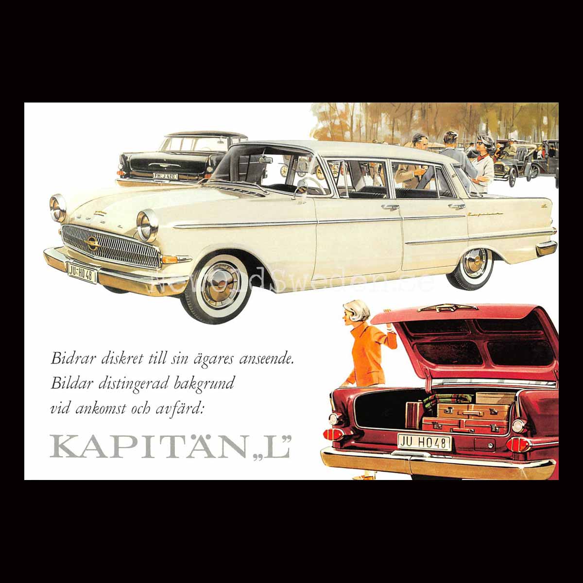 Kapitän L - Vykort A5