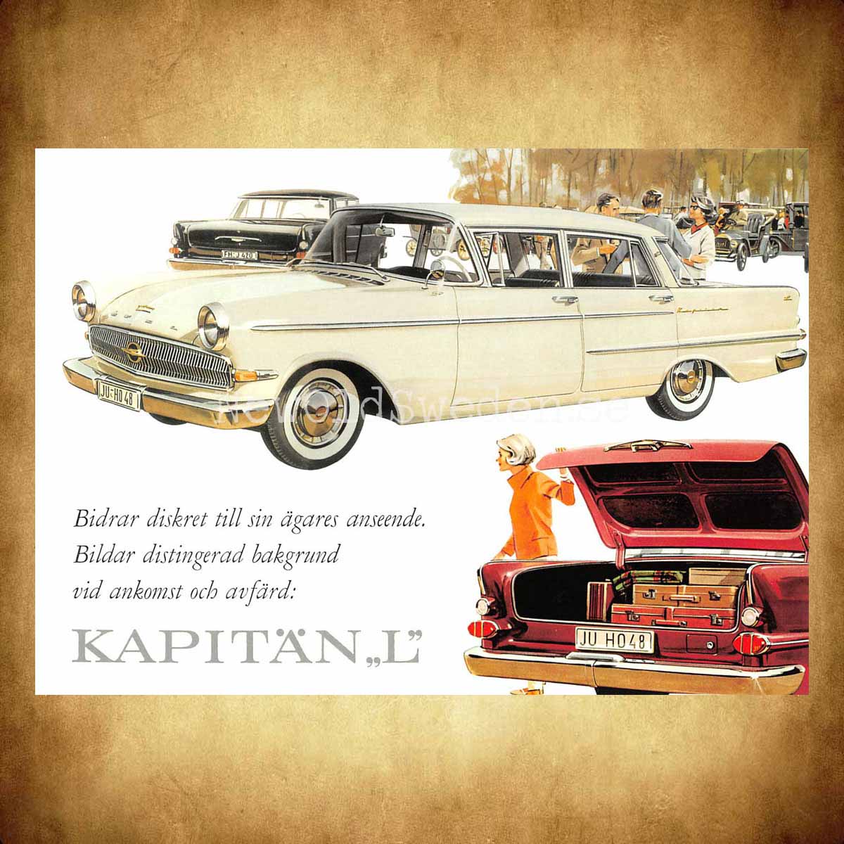 Kapitän L - Vykort A5 - 2