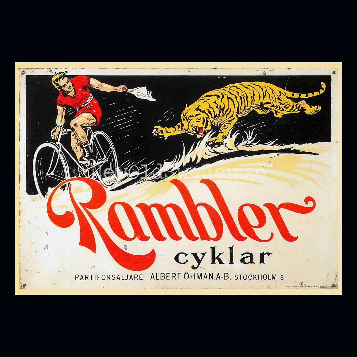 Rambler Cykel Stockholm - Vykort A5