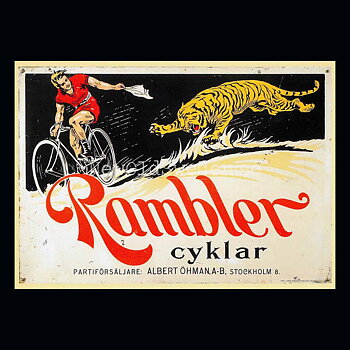 Rambler Cykel Stockholm - Vykort A5