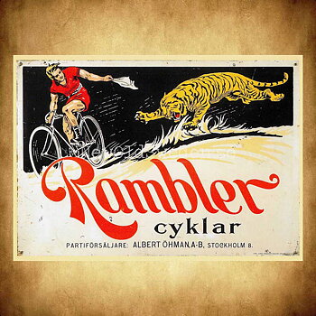 Rambler Cykel Stockholm - Vykort A5