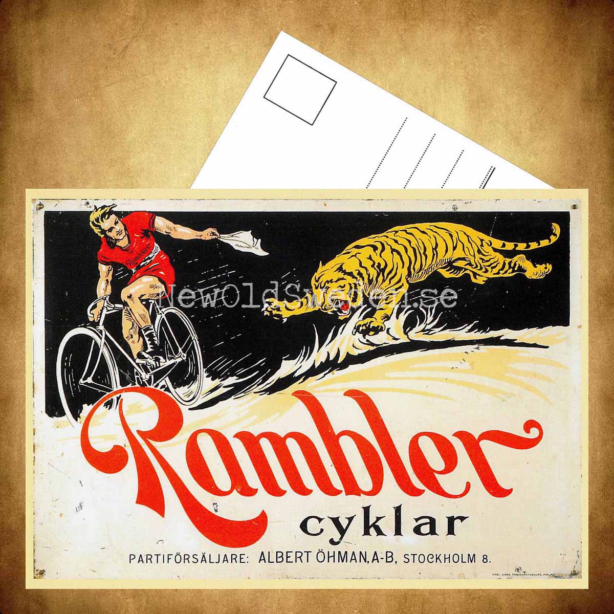 Rambler Cykel Stockholm - Vykort A5 - 3