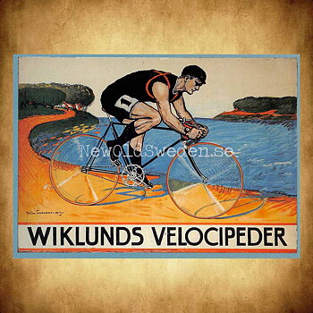 WIKLUNDS VELOCOPEDER - Vykort A5