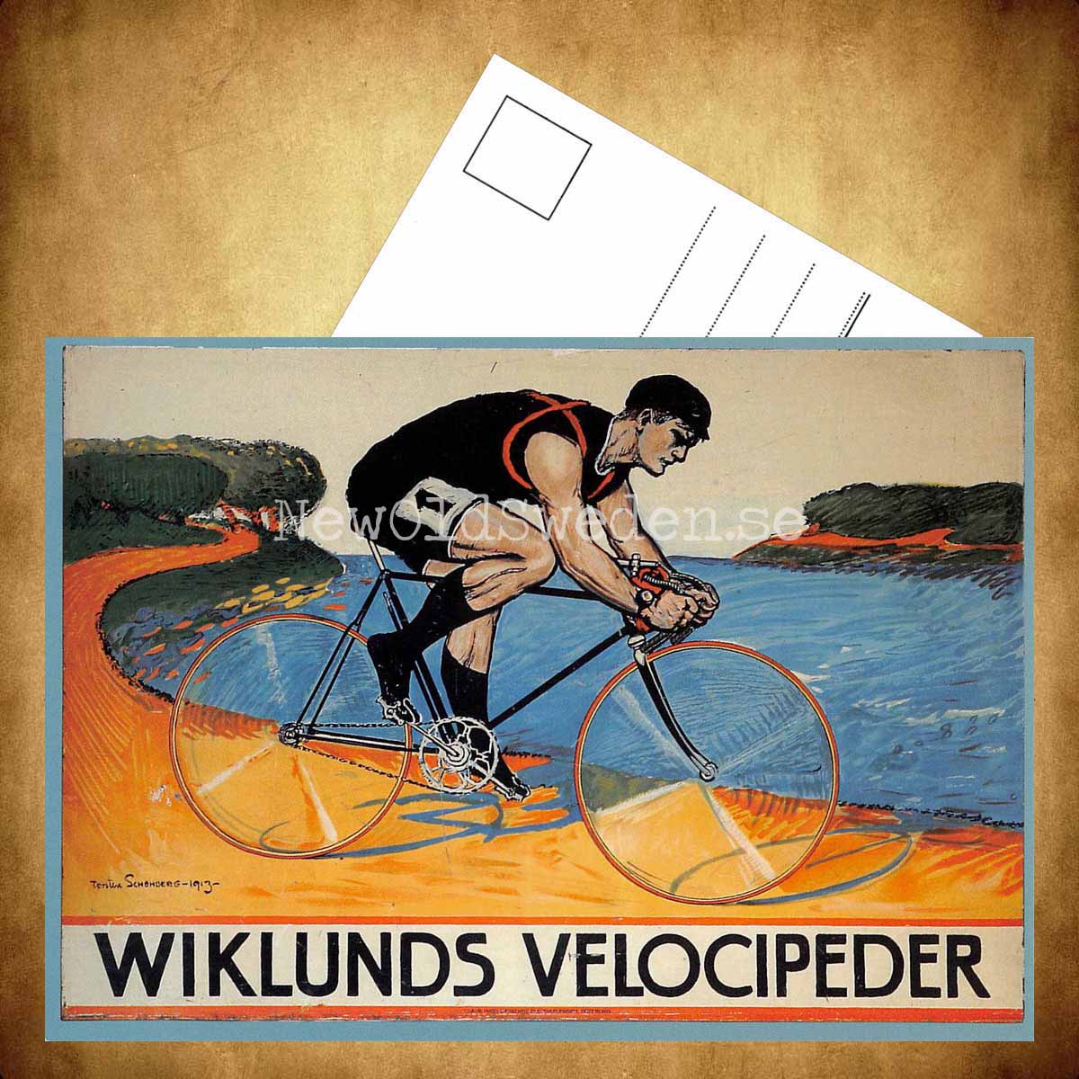WIKLUNDS VELOCOPEDER - Vykort A5 - 3