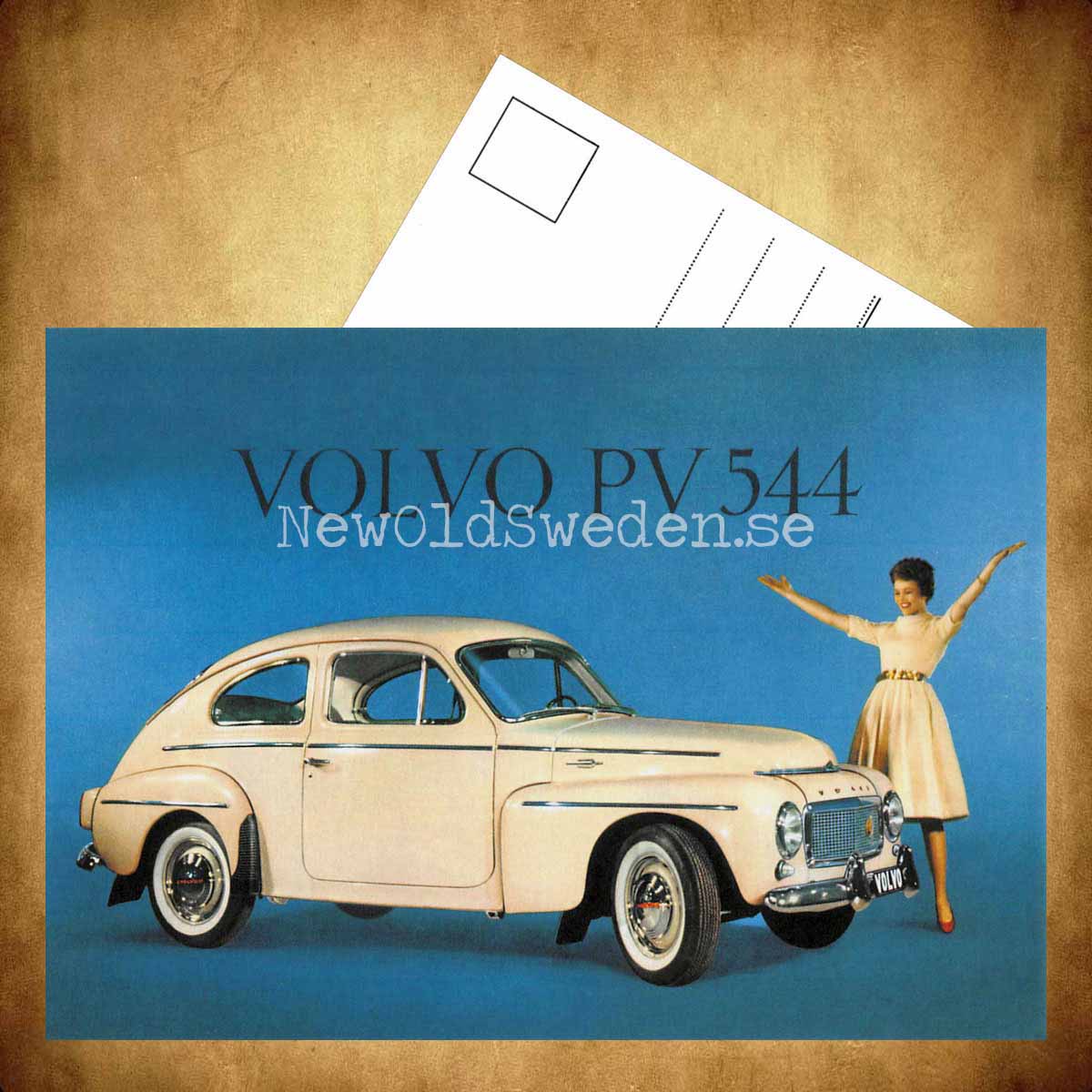 Volvo PV 544 - Vykort A5 - 3