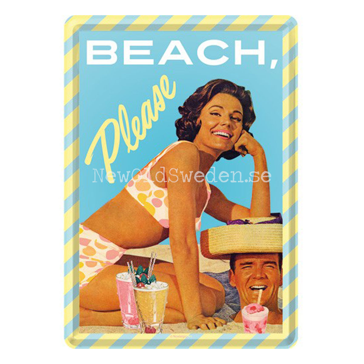 BEACH Please - METAL CARD T5