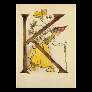 Blomsteralfabetet K - KÄRINGTAND Ottilia Adelborg - 725
