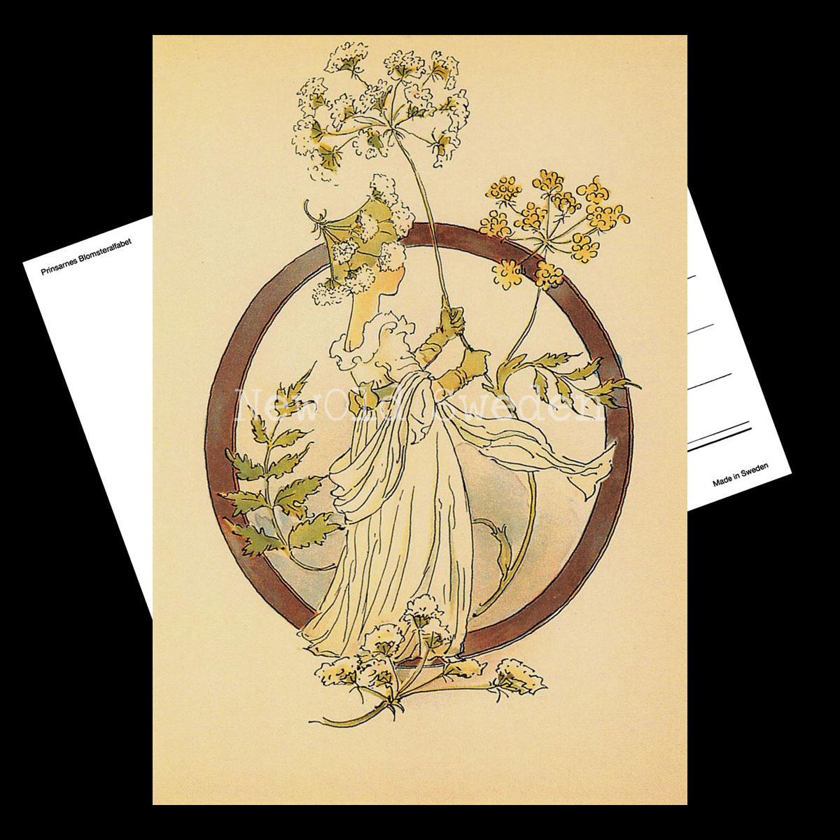 Blomsteralfabetet O - ODÖRT Ottilia Adelborg - 725 - 2