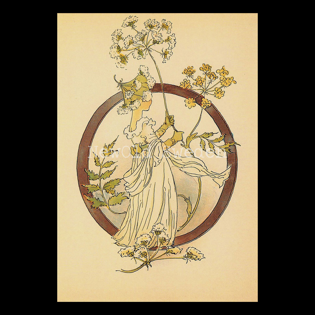Blomsteralfabetet O - ODÖRT Ottilia Adelborg - 725
