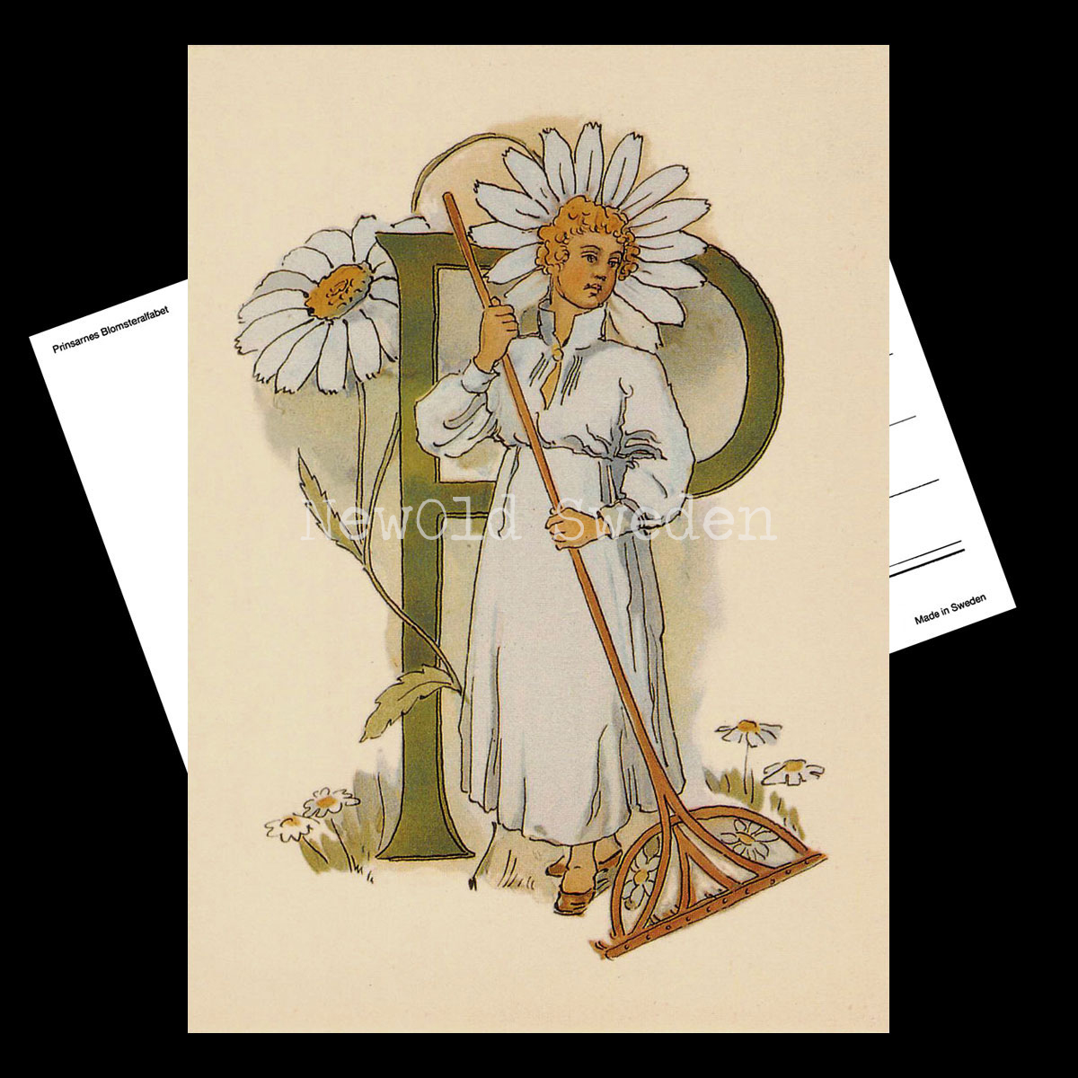 Blomsteralfabetet P - PRESTKRAGE Ottilia Adelborg - 725 - 2
