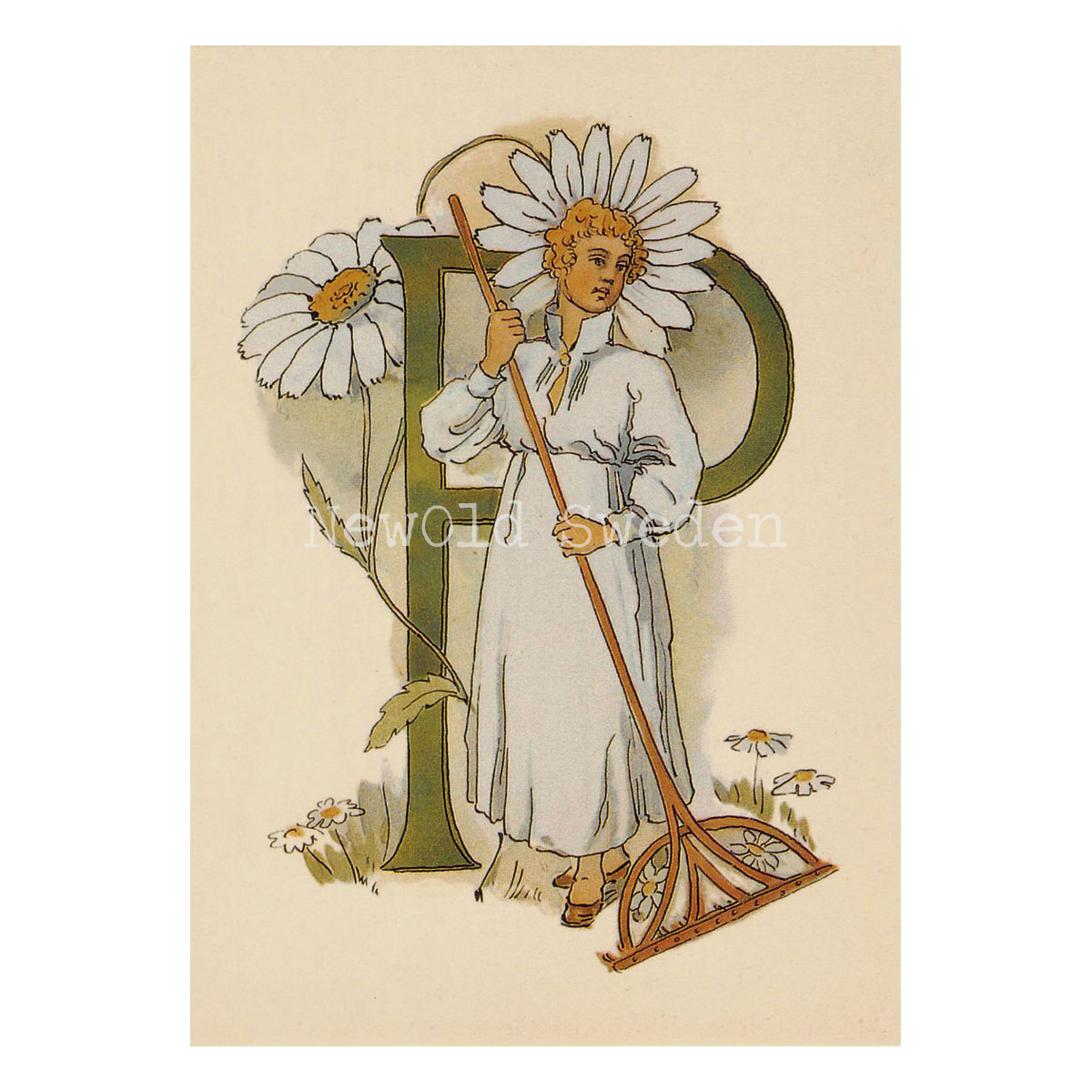Blomsteralfabetet P - PRESTKRAGE Ottilia Adelborg - 725 - 3