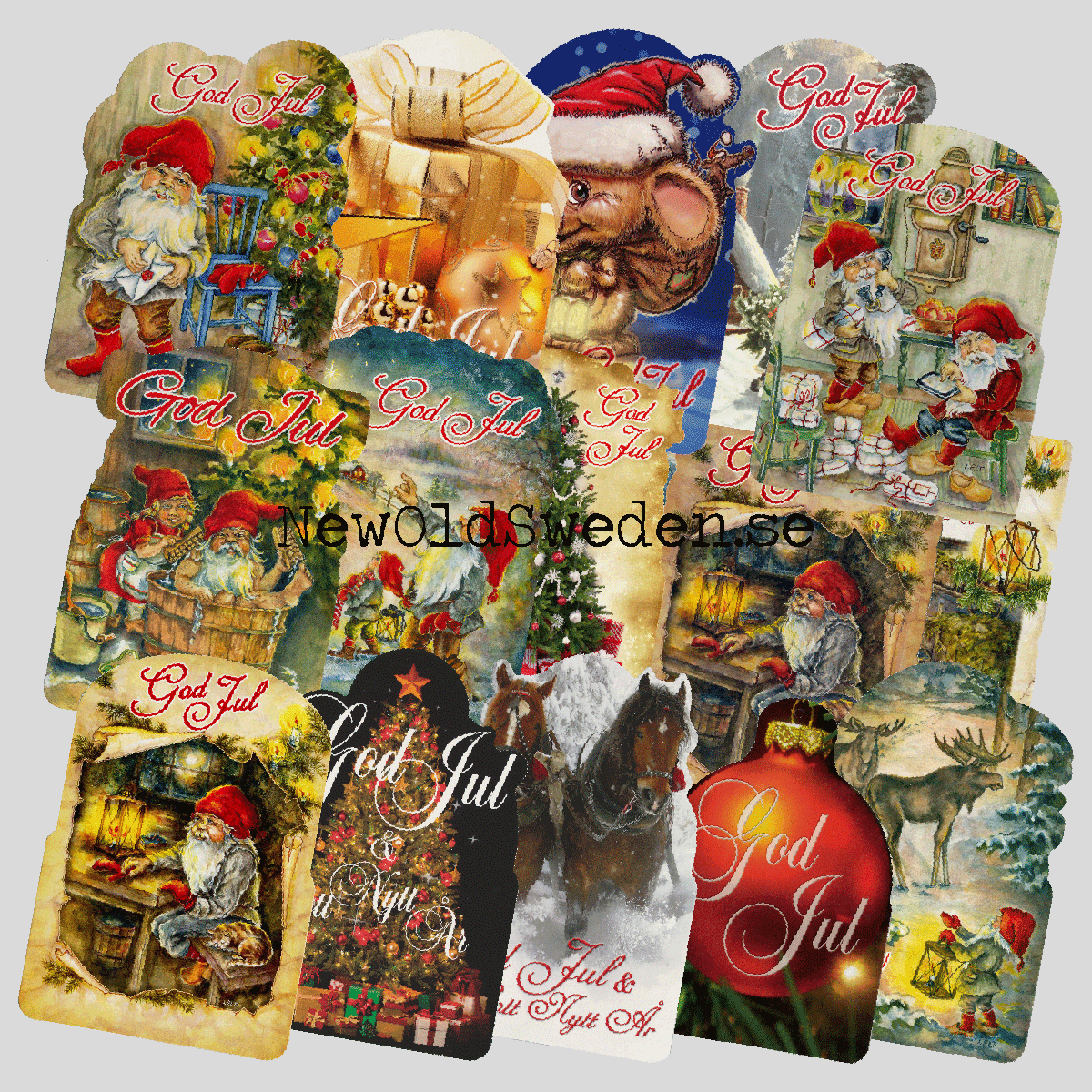 Julkort 16-PACK Stansade Julkort Limited Edition - 3