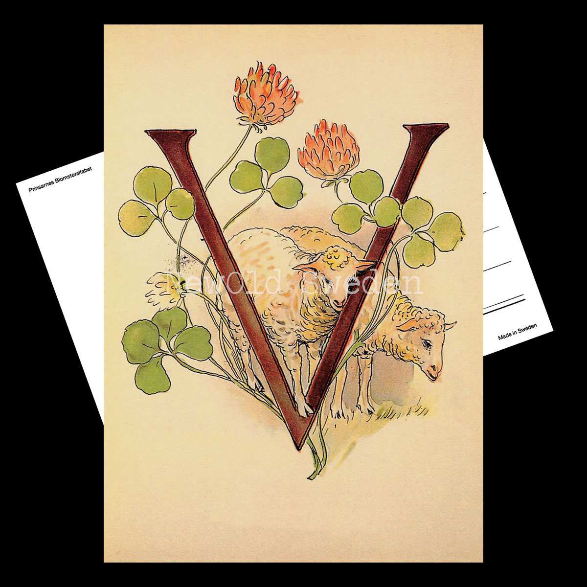 Blomsteralfabetet V - VÄPPLING Ottilia Adelborg - 725 - 2