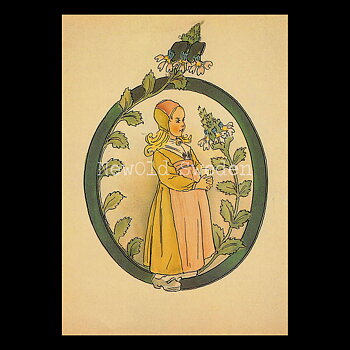 Blomsteralfabetet Ö - ÖGONTRÖST Ottilia Adelborg - 725
