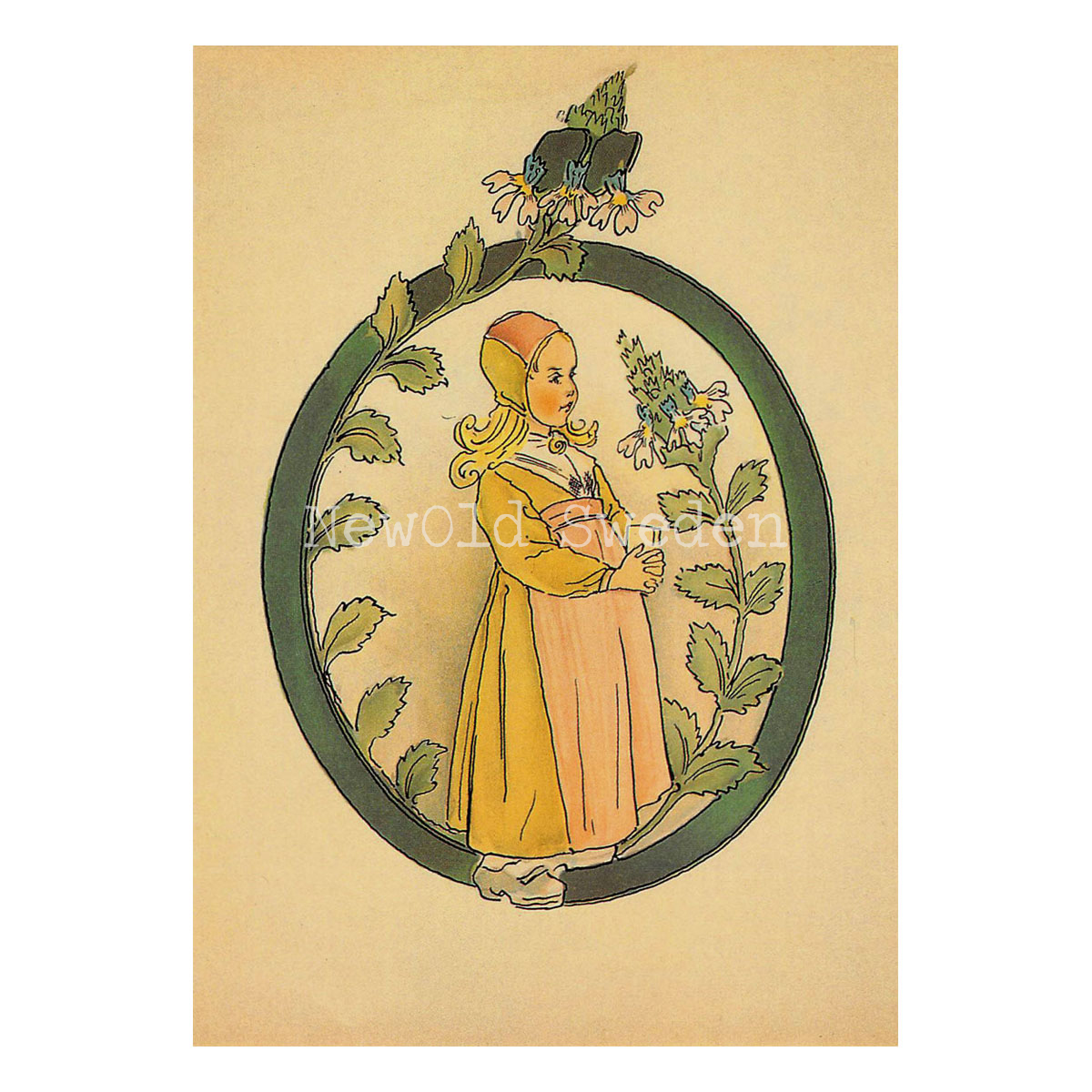 Blomsteralfabetet Ö - ÖGONTRÖST Ottilia Adelborg - 725 - 3