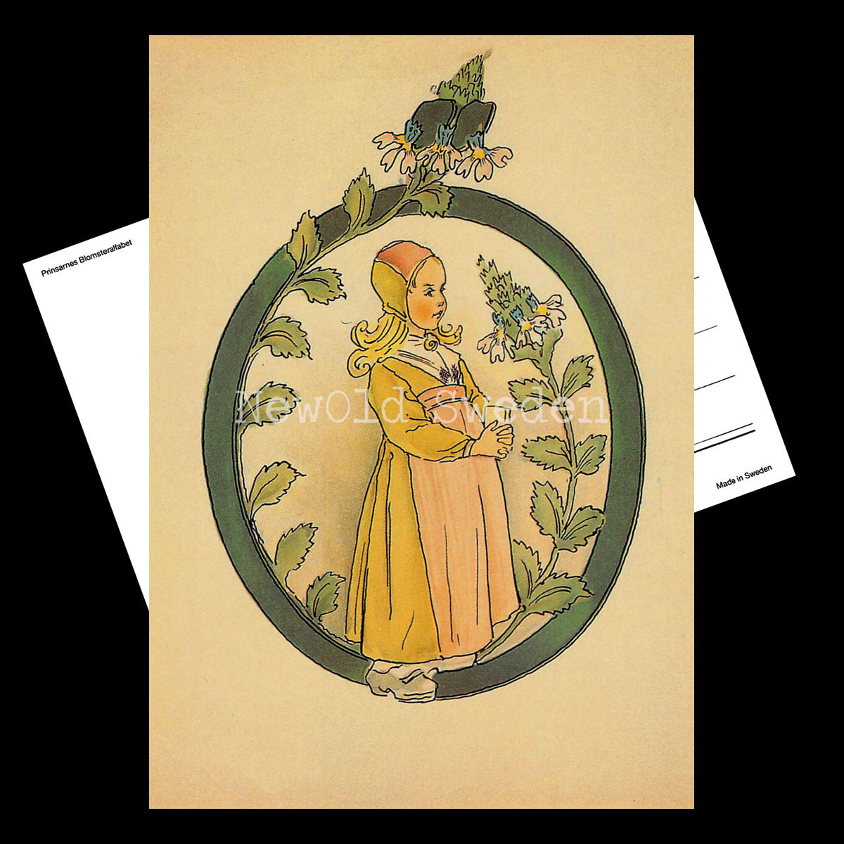 Blomsteralfabetet Ö - ÖGONTRÖST Ottilia Adelborg - 725 - 2