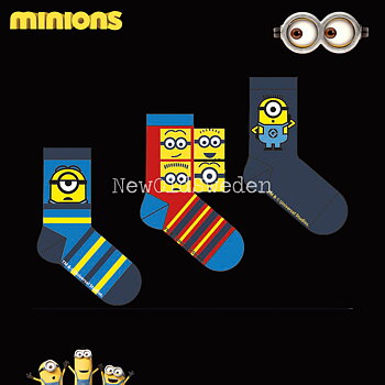 Socka 3-pack - Stl. 23/26 - MINIONS Original - 1550