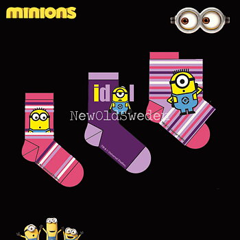 Socka 3-pack - Stl. 23/26 - MINIONS Original - 2400