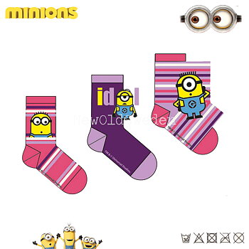 Socka 3-pack - Stl. 27/30 - MINIONS Original - 2400