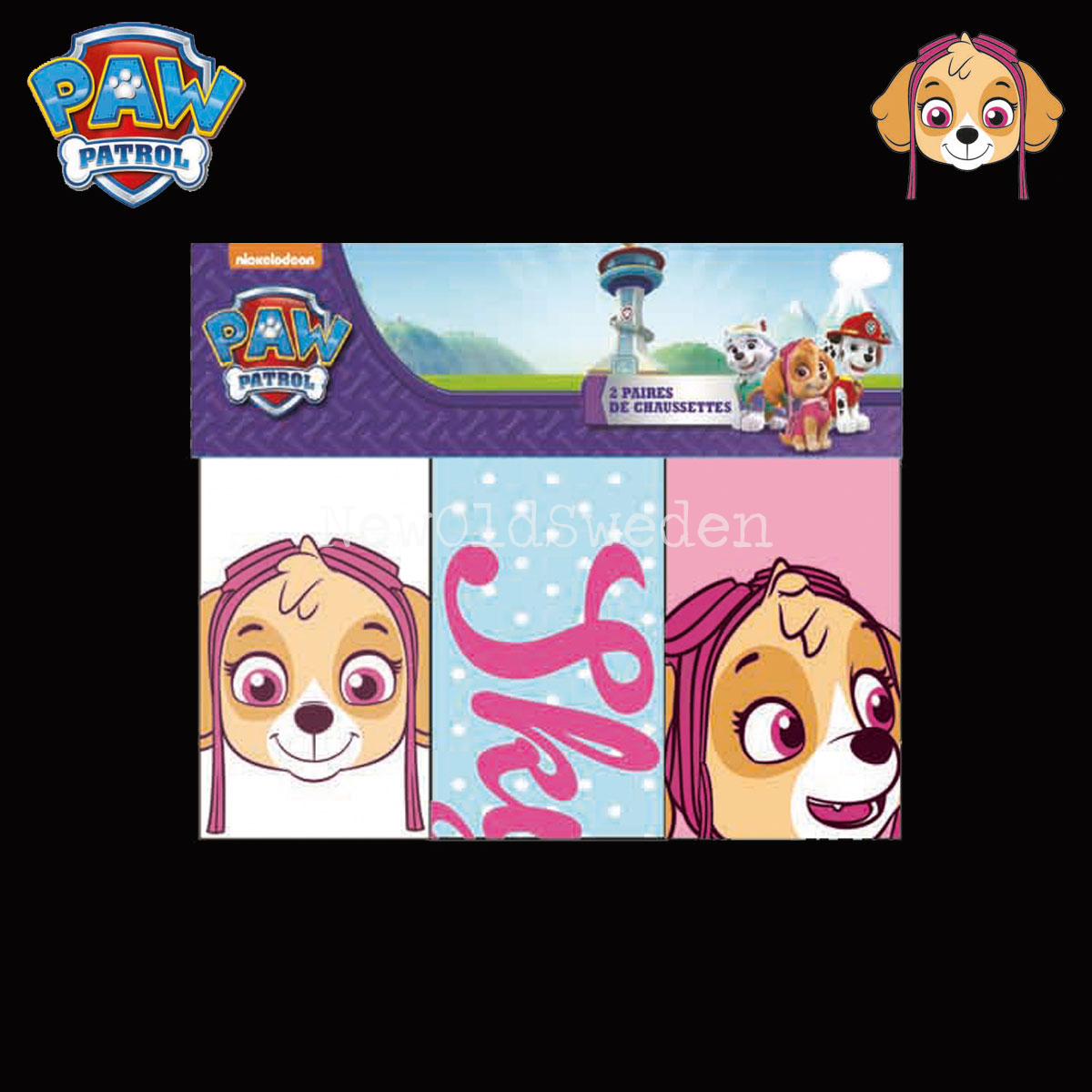 Socka 3-pack - Stl. 23/26 - PAW PATROL Original 1750 - 3