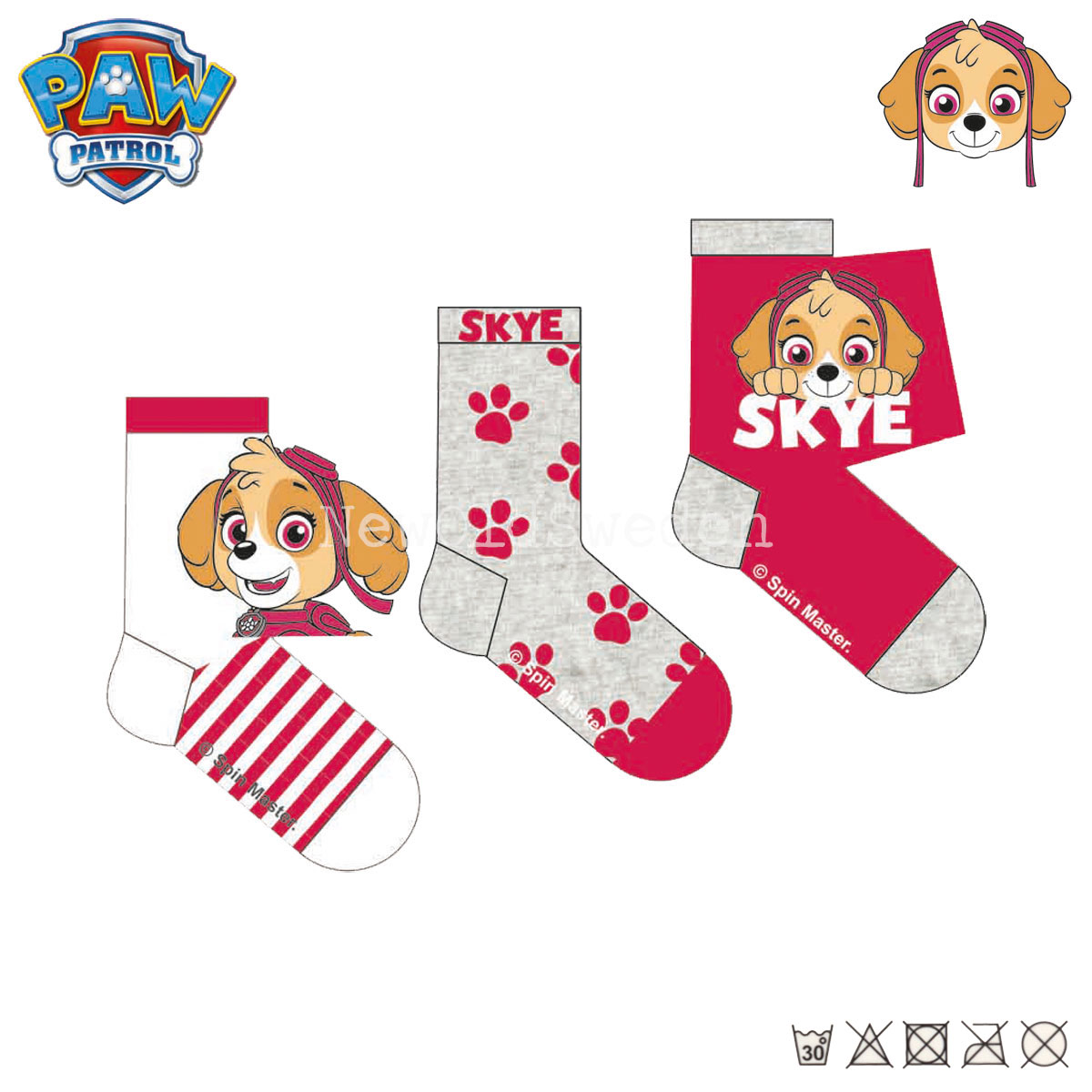 Socka 3-pack - Stl. 31/34 - PAW PATROL Original 1750 - 2
