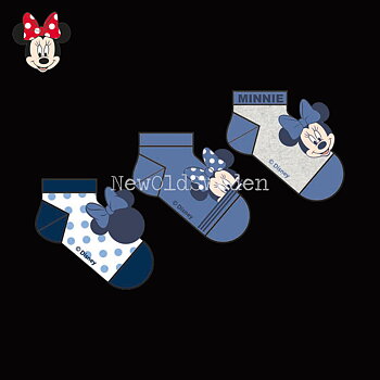 Socka 3-pack - Stl. 31/34 - Minnie Mouse Disney Originals 1850