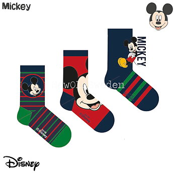 Socka 3-pack Mickey Mouse Stl. 31/34 Disney Originals - 1950