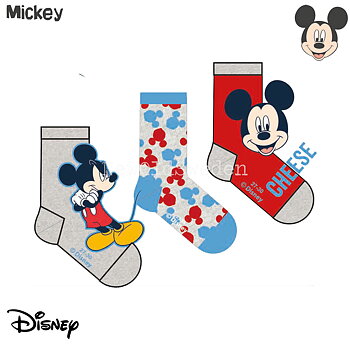 Socka 3-pack Mickey Mouse Stl. 27/30 Disney Originals - 1950