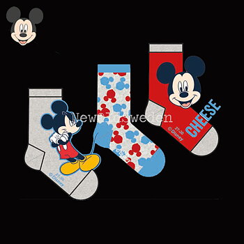 Socka 3-pack Mickey Mouse Stl. 27/30 Disney Originals - 1950