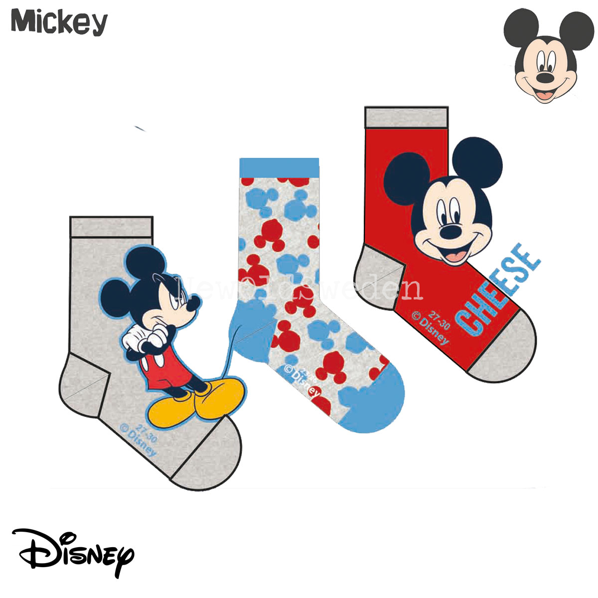 Socka Mickey Mouse 31/34 Disney Originals 1950 - 2