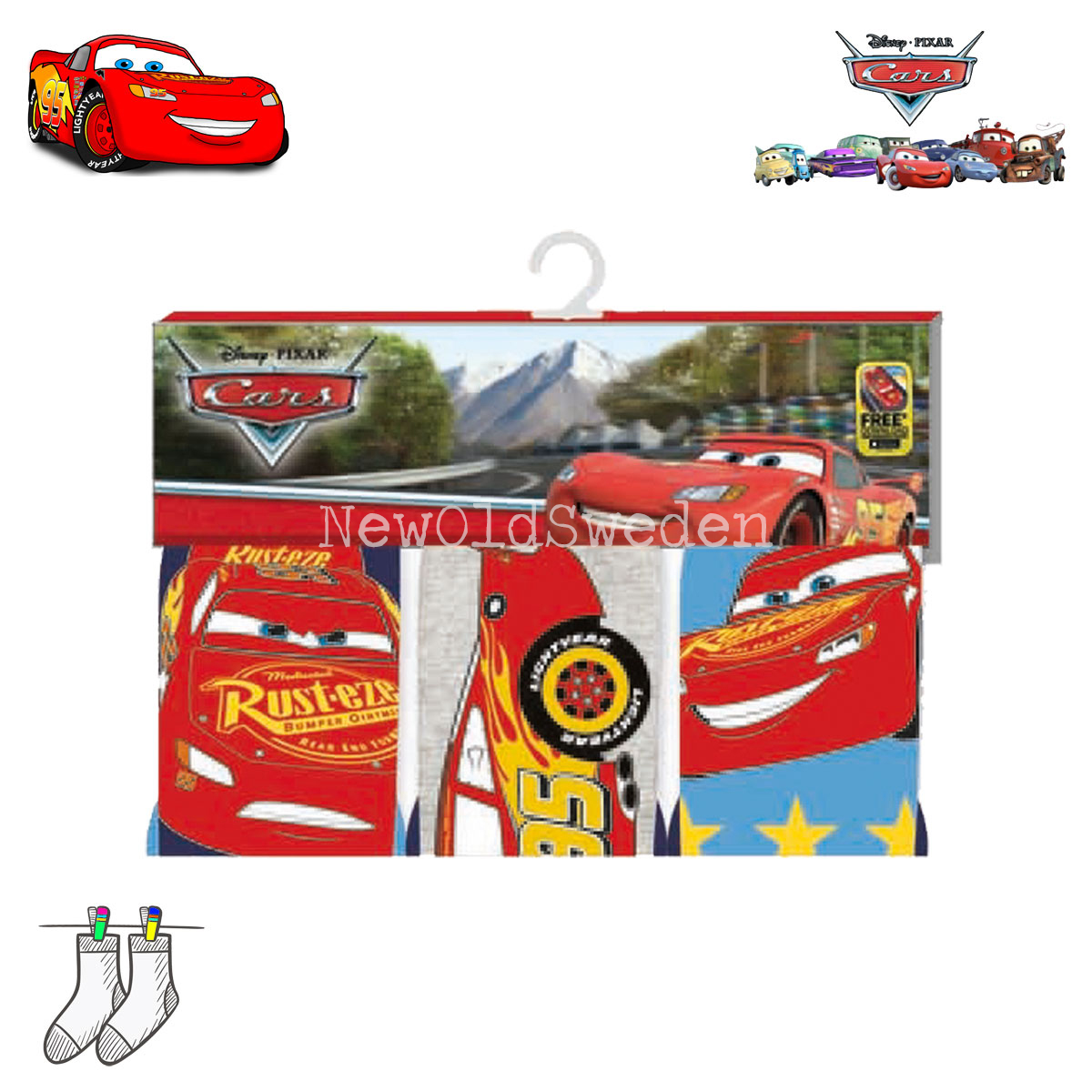 Socka Cars Disney 23/26 Originals 2150 - 4