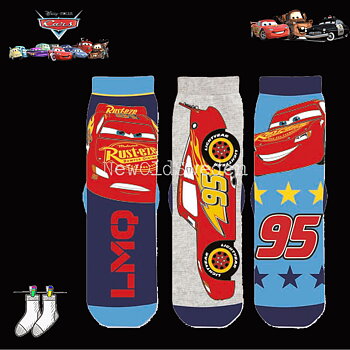 Socka Cars 3-pack - Stl. 31/34 - Disney Originals - 2150