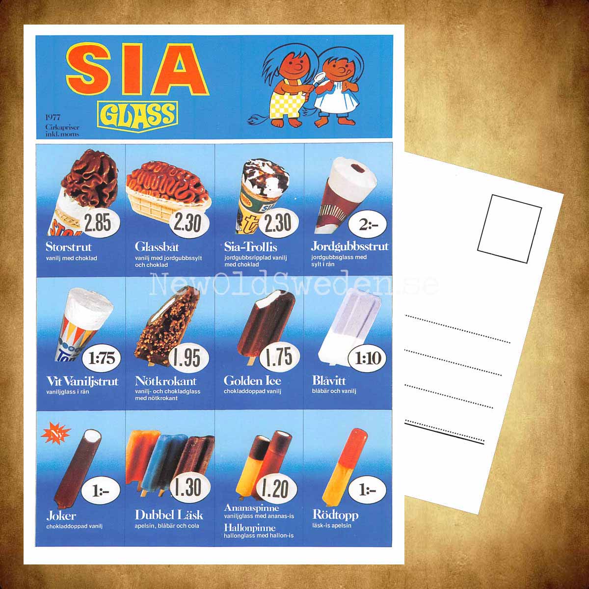 SIA-Glass 1977 - Vykort A5 - 3