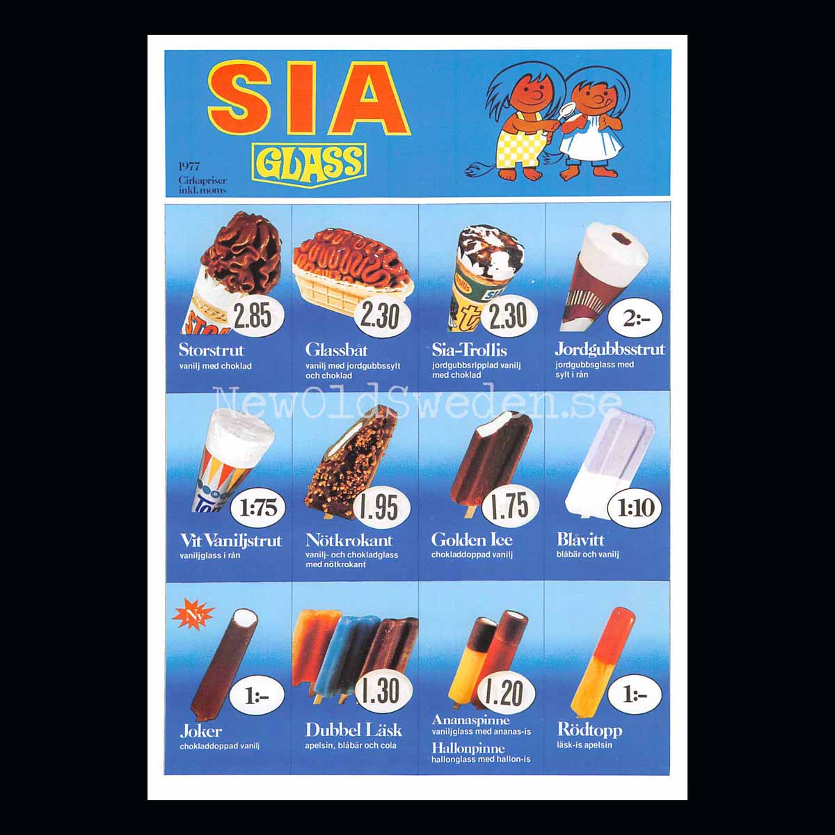 SIA-Glass 1977 - Vykort A5